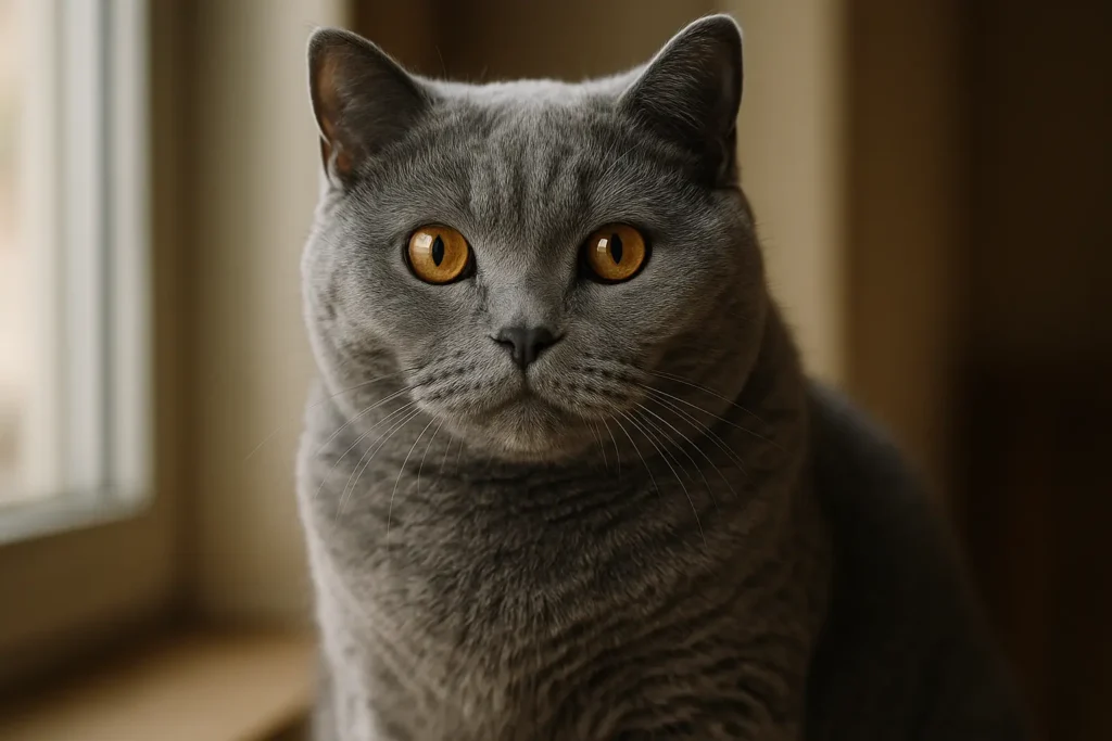 British Shorthair Close Up